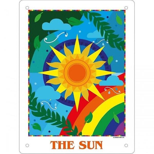 Deadly Tarot The Sun Tin Mini Plaque