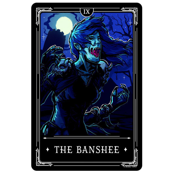 Deadly Tarot Legends The Banshee Plaque