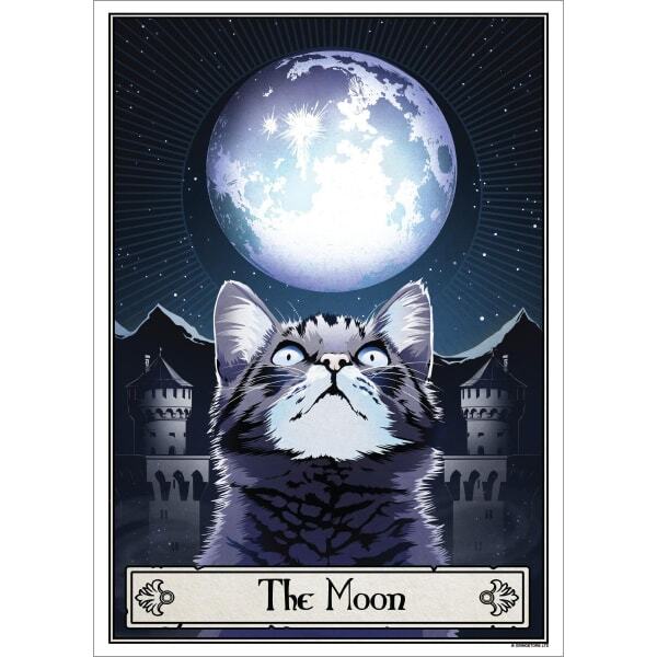 Deadly Tarot The Moon Felis Poster