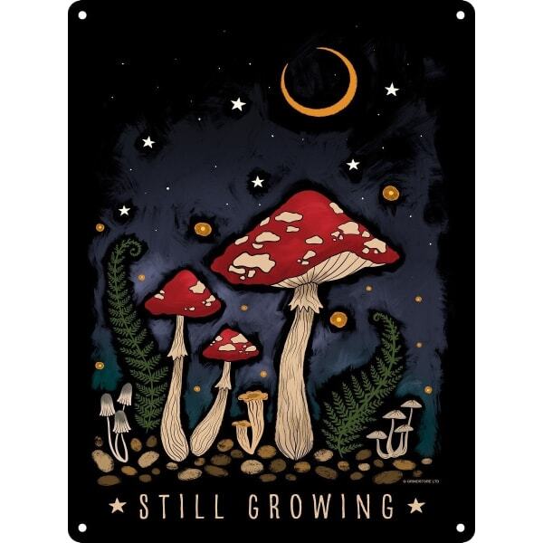 Grindstore Still Growing Mushrooms Plaque