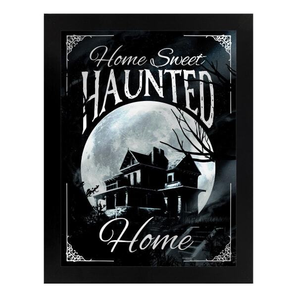 Grindstore Home Sweet Haunted Home Mirrored Plaque