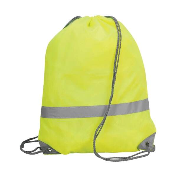 Shugon Stafford Drawstring Hi-Vis Tote Bag (13 Litres)