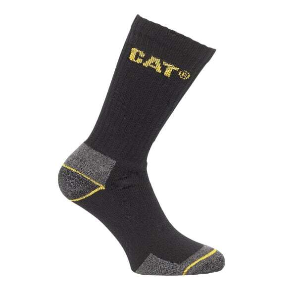 Caterpillar Crew Work Sock - 3 Pair Pack / Mens Socks (6-11)