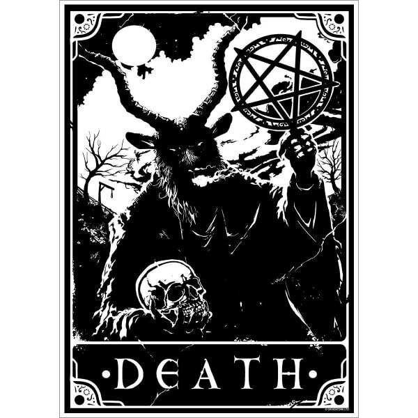 Deadly Tarot Death Mini Poster