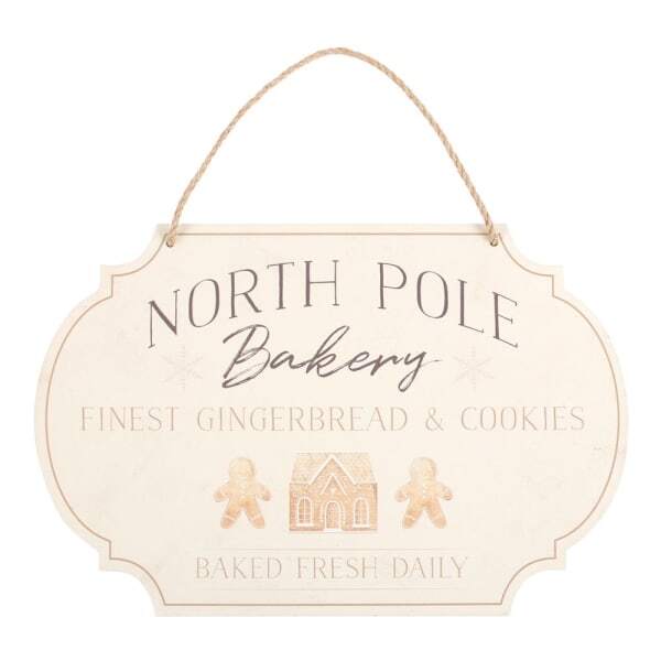 Something Different North Pole Bakery Hanging Sign