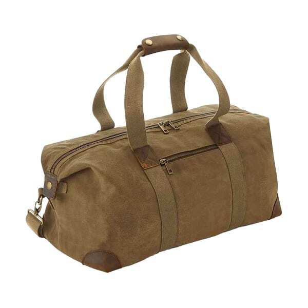 Quadra Heritage Leather Handled Holdall