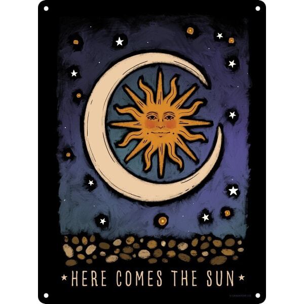 Grindstore Hello World Here Comes The Sun Mini Plaque