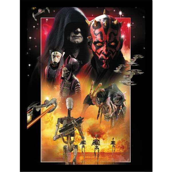 Star Wars Episode I Villains Framed Poster (40cm x 30cm)