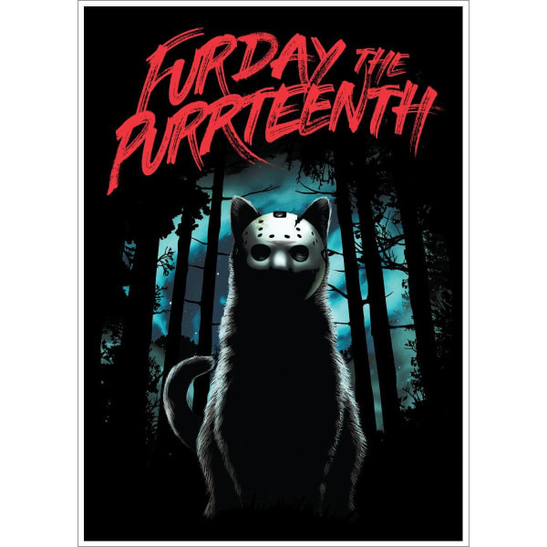 Grindstore Furday The Purrteenth Mini Poster