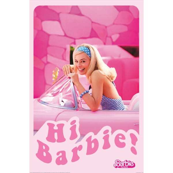 Barbie Text Poster (91cm x 61cm)