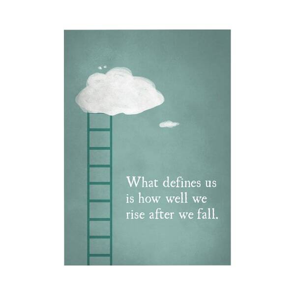 Grindstore What Defines Us Is How We Rise Mini Poster