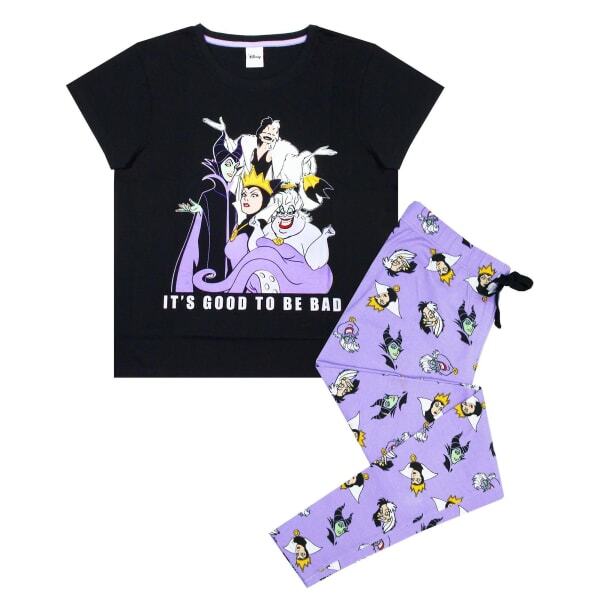 Disney Womens Its Good To Be Bad Villains Pyjama Set (S)