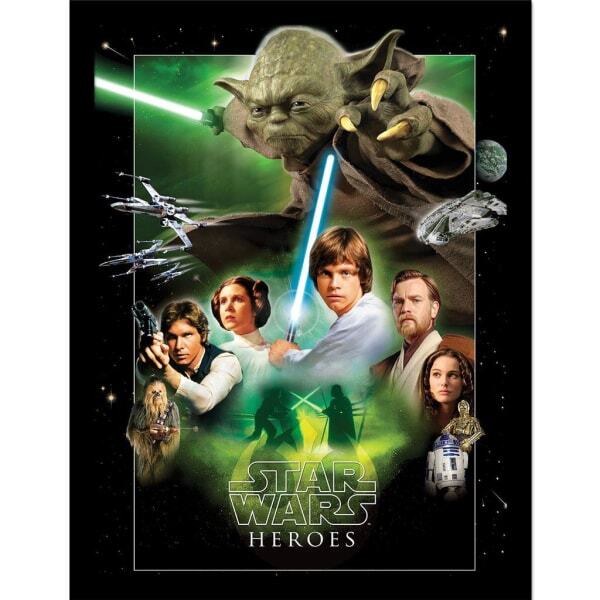 Star Wars Heroes Framed Poster (40cm x 30cm)