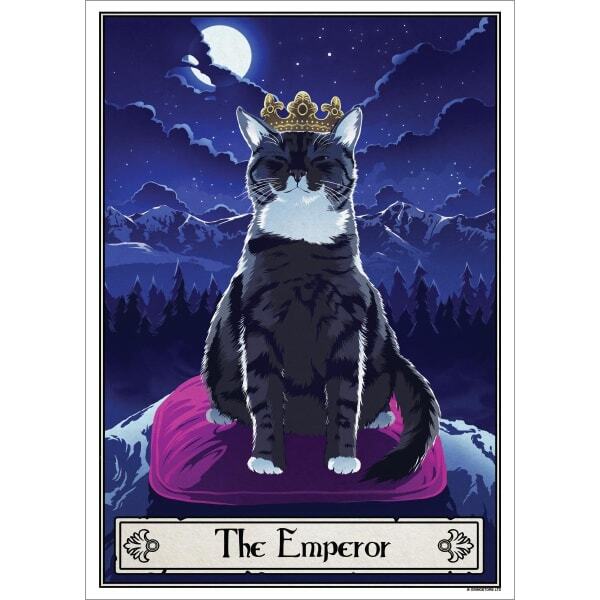 Deadly Tarot The Emperor Felis Poster