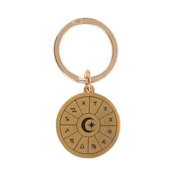 Something Different Astrology Wheel Keyring