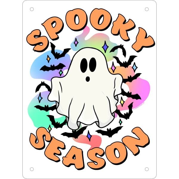 Grindstore Spooky Season Ghost Plaque