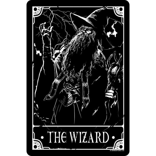 Deadly Tarot The Wizard Plaque