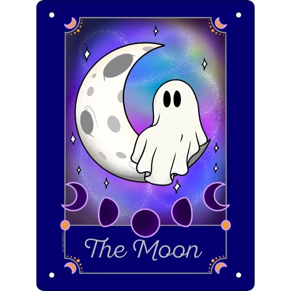 Grindstore Galaxy Ghouls Tarot Moon Plaque