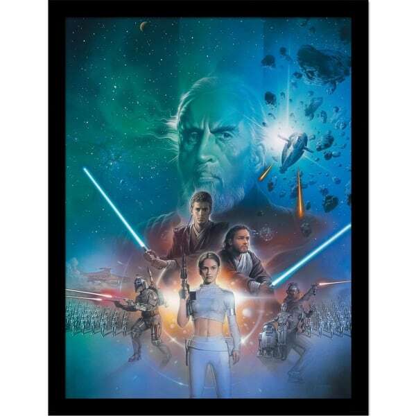 Star Wars Episode II Art Framed Poster (40cm x 30cm)