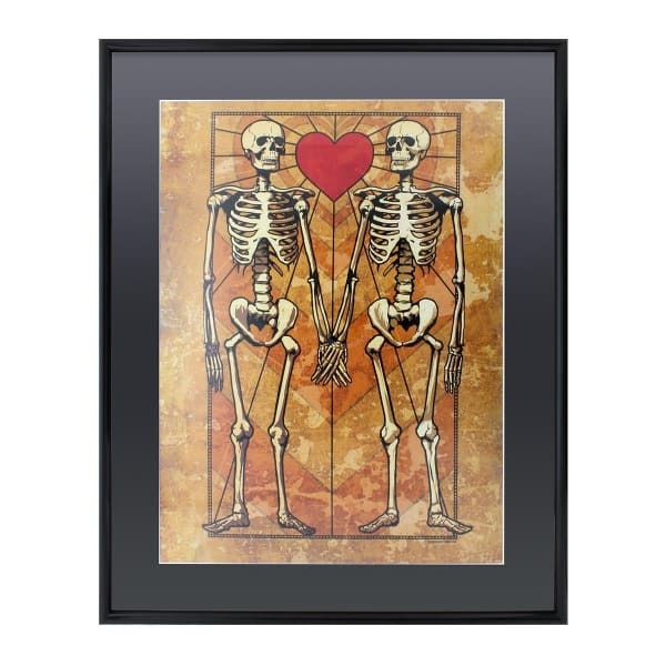 Grindstore Eternal Love Gloss Black Framed Poster