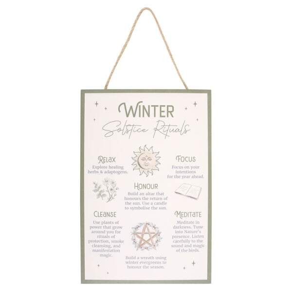 Something Different Winter Solstice Rituals MDF Hanging Sign