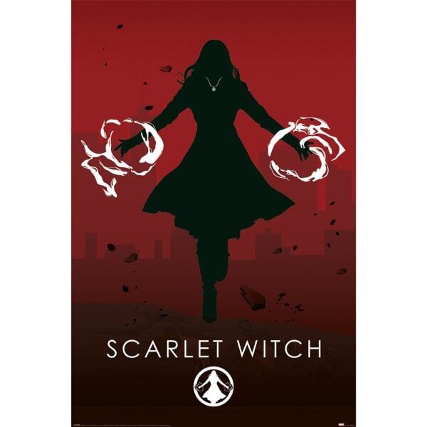 Marvel Silhouette Scarlet Witch Poster (91.5cm x 61cm)