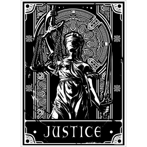 Deadly Tarot Justice Poster