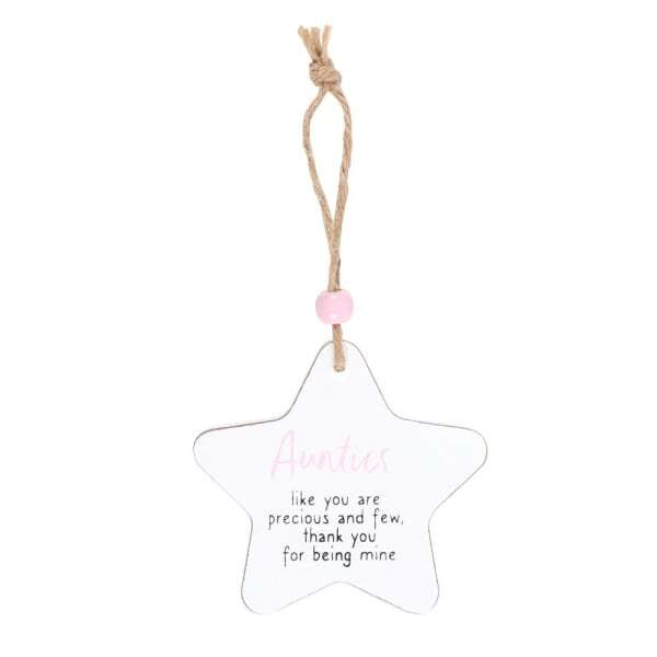 Something Different Aunties Star Hanging Sentiment Sign