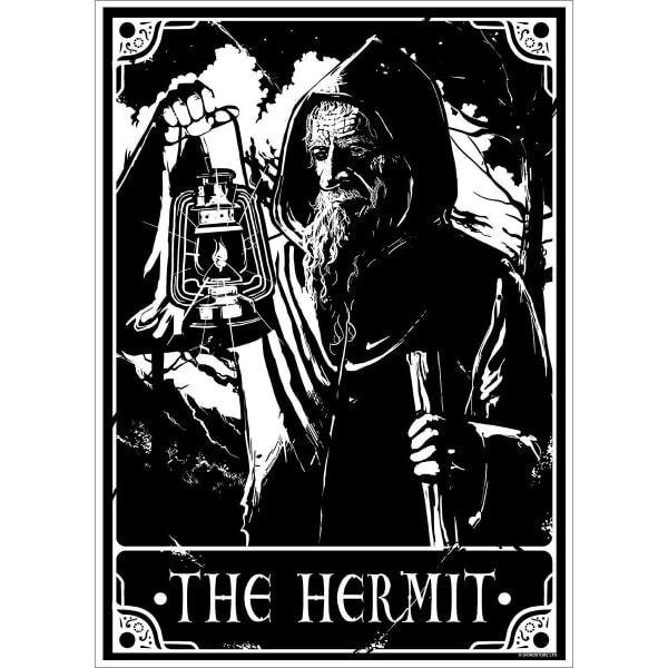 Deadly Tarot Mini The Hermit Poster