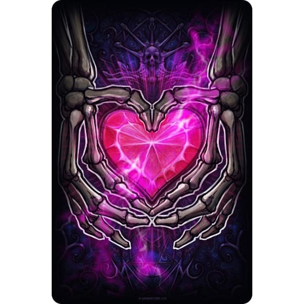 Grindstore Skeletal Love Tin Door Sign