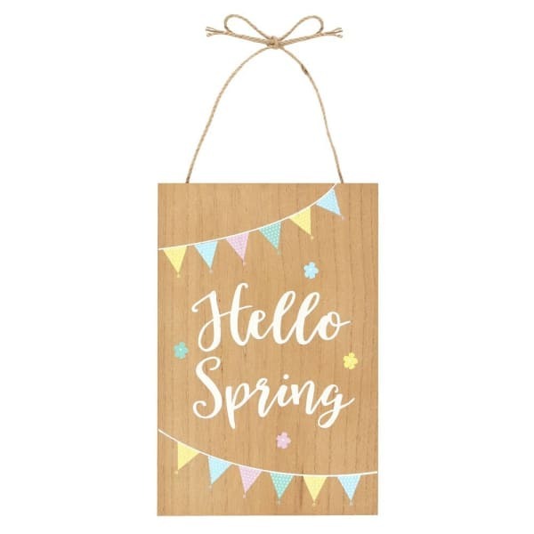 Something Different Hello Spring Plaque