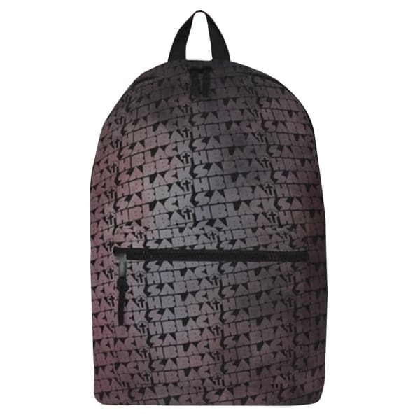 Rock Sax Distressed Cross Black Sabbath Backpack