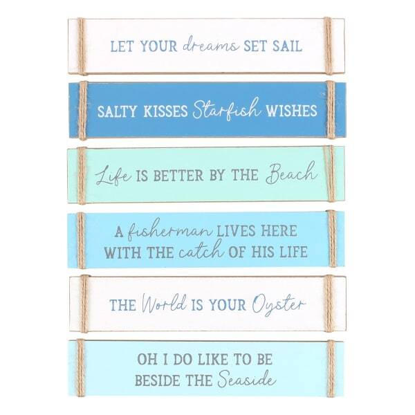 Something Different Nautical Plaque (Pack of 6)