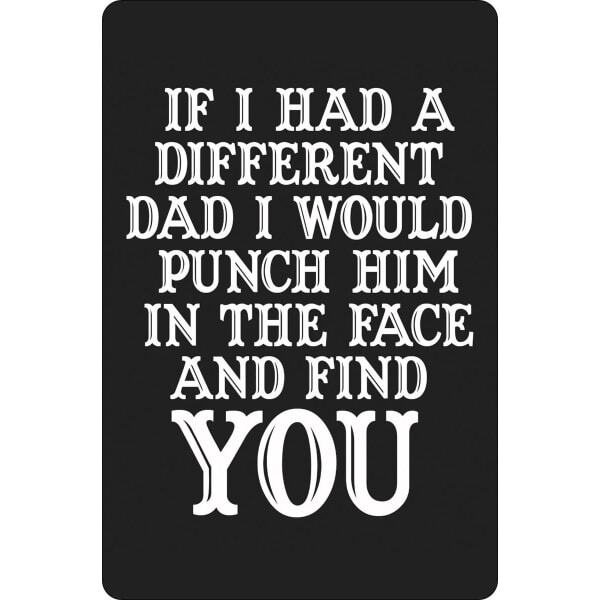 Grindstore If I Had A Different Dad Plaque