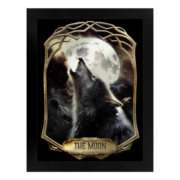 Deadly Tarot The Moon Mirrored Plaque