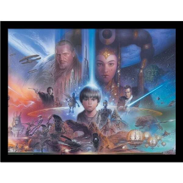 Star Wars Episode I Art Framed Poster (40cm x 30cm)