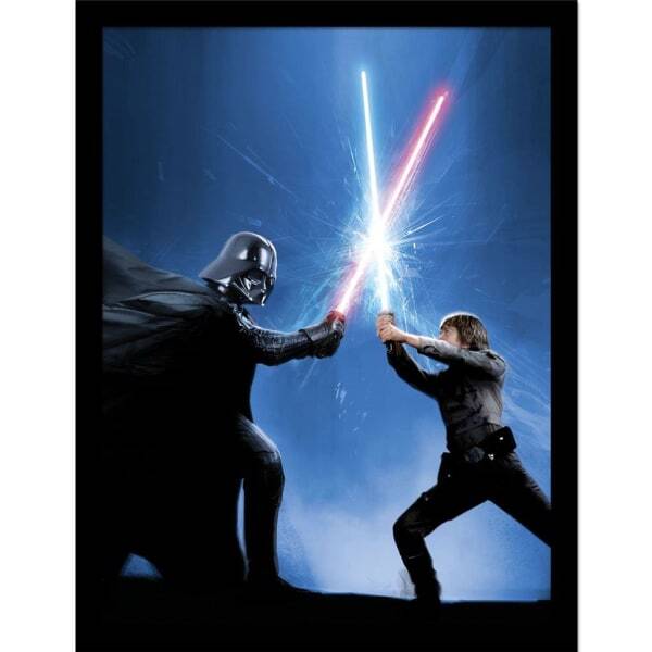 Star Wars Luke Vs Vader Framed Poster (45cm x 35cm x 1.7cm)