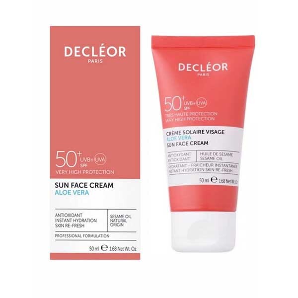 Decleor - Decleor Sun Face Cream 50ml SPF50+ Aloe Vera