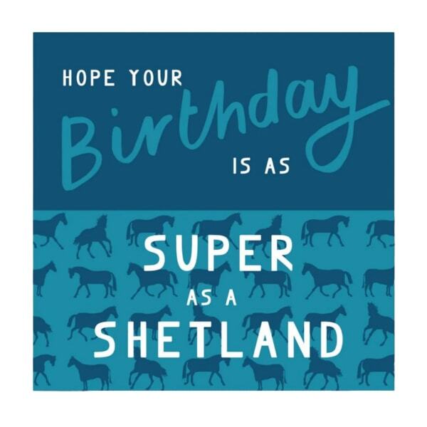 Gubblecote Super As A Shetland Card