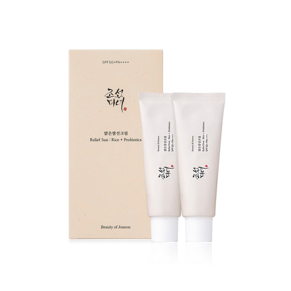 Beauty of Joseon Relief Sun: Rice +Probiotic Set 50ml*2