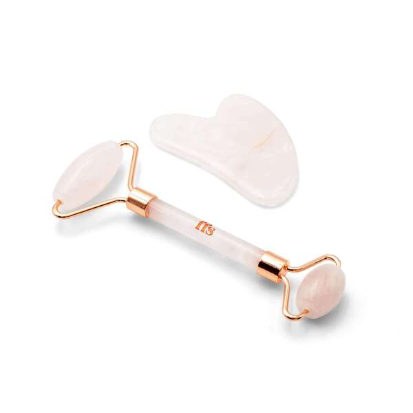 FFS Beauty Gua Sha Stone & Roller Set