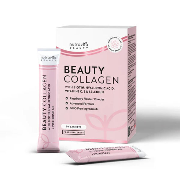 Nutravita Collagen Sachets  - 30 Raspberry Flavoured Sachets