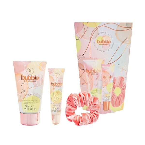 Bubble Boutique Scrunchie Gift Set 50ml Hand Cream