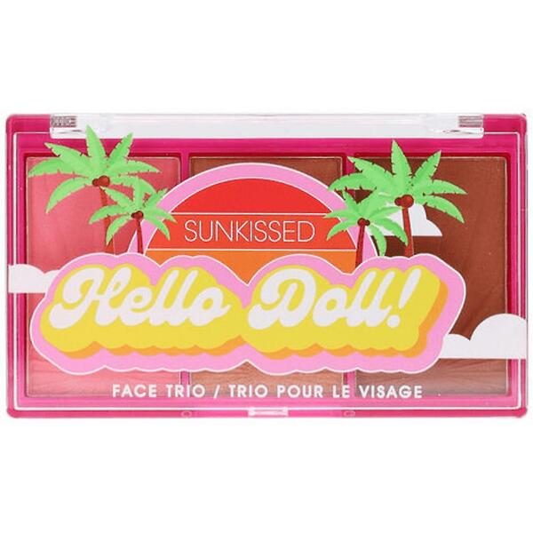 Hello Doll Face Trio Blusher + Highlighter + Bronzer