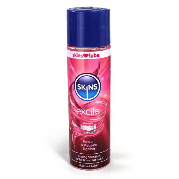 Skins Excite Tingling Water Based Lubricant (130ml)