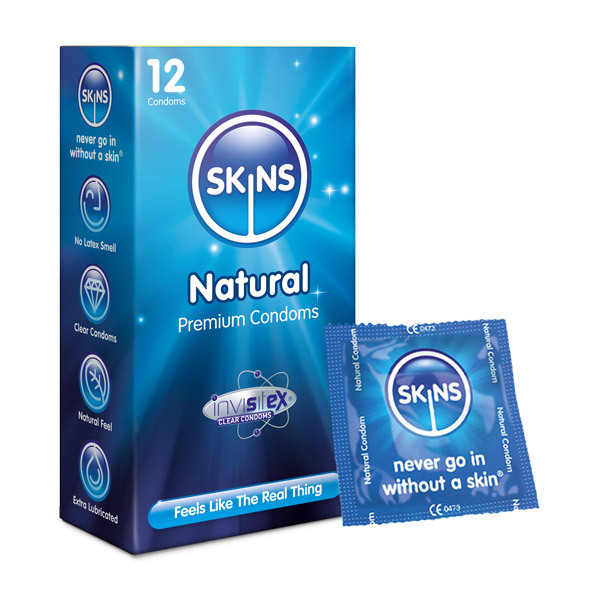 Skins Condoms Natural 12 Pack