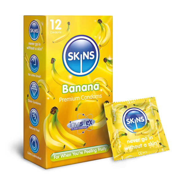 Skins Condoms Banana 12 Pack