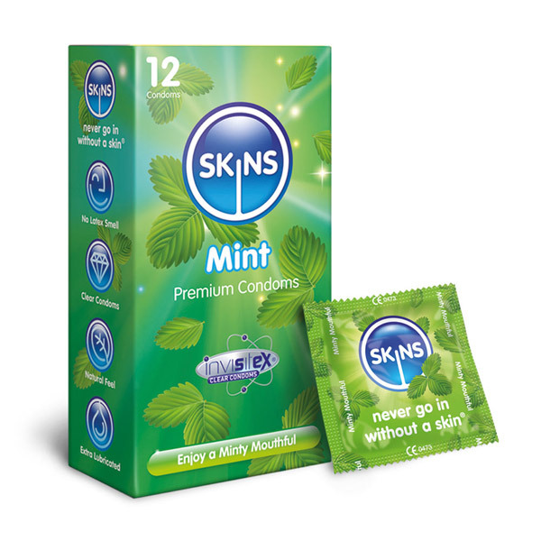 Skins Condoms Mint 12 Pack