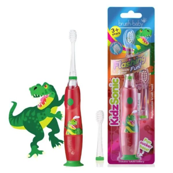 Brush Baby Dinosaur KidzSonic® Kids Electric Toothbrush