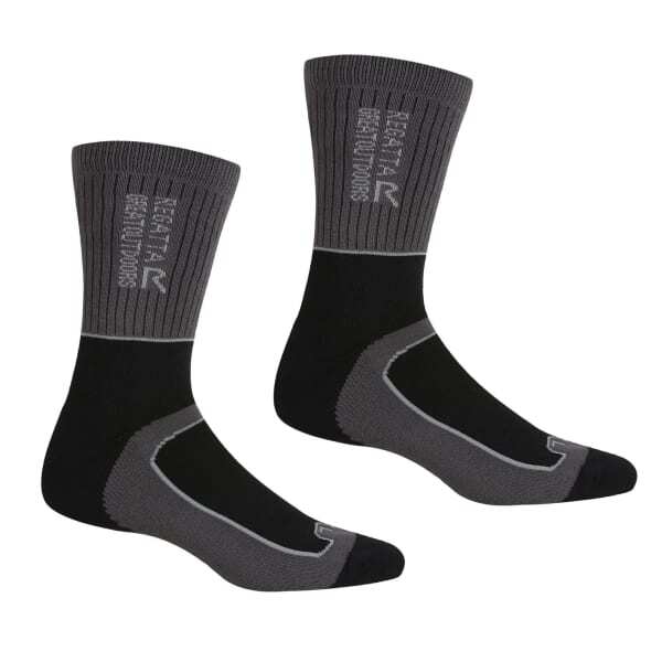 Regatta Mens Samaris 2 Season Socks (Pack of 2) (6-8)